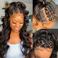 30 40 inch Body Wave Lace Wig 13x6 Lace Frontal Human Hair Wigs Brazilian Loose Water Wave 5x5 Lace Closure Wig for Black Women