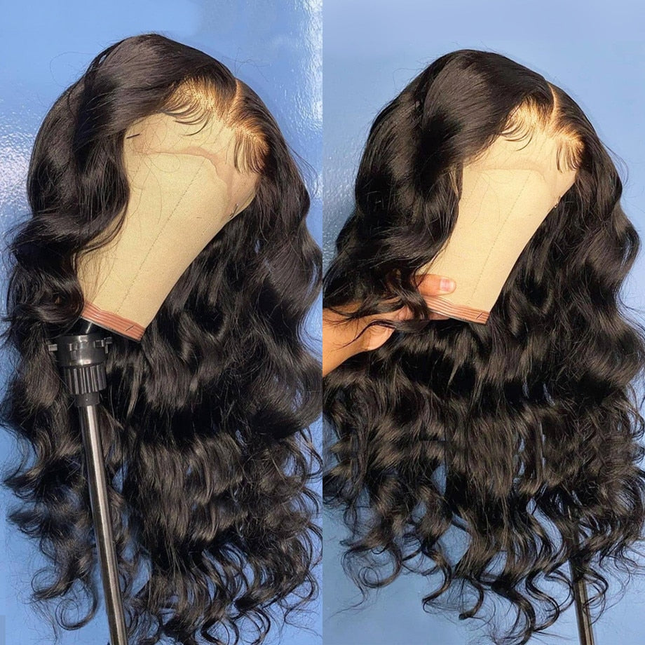 30 40 inch Body Wave Lace Wig 13x6 Lace Frontal Human Hair Wigs Brazilian Loose Water Wave 5x5 Lace Closure Wig for Black Women