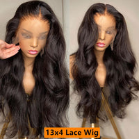 30 40 inch Body Wave Lace Wig 13x6 Lace Frontal Human Hair Wigs Brazilian Loose Water Wave 5x5 Lace Closure Wig for Black Women