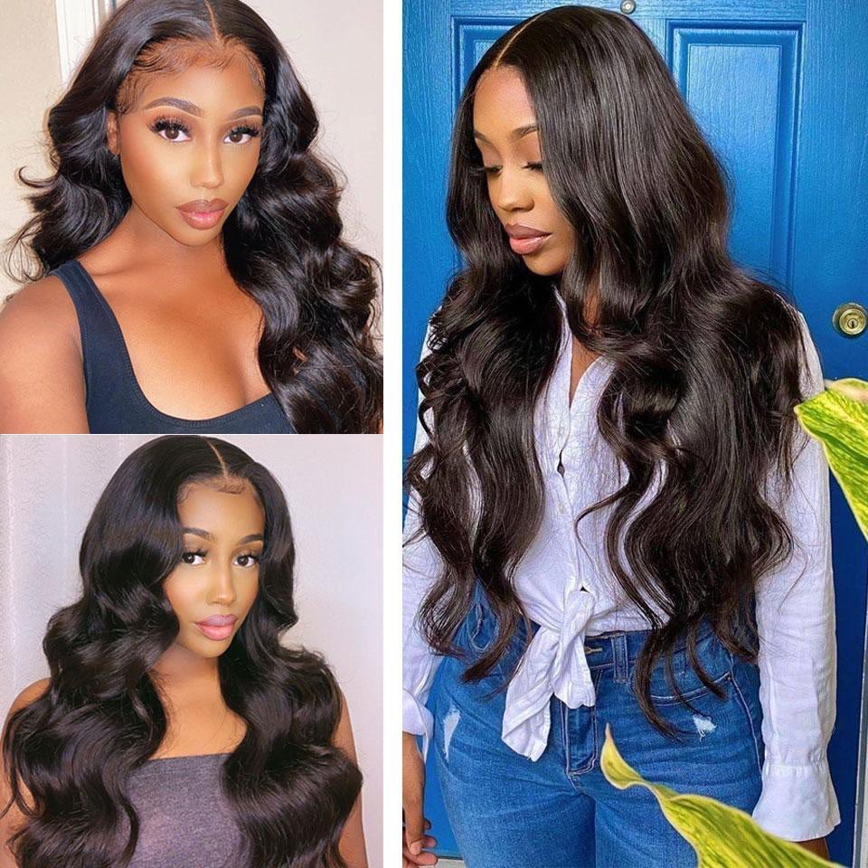 30 40 inch Body Wave Lace Wig 13x6 Lace Frontal Human Hair Wigs Brazilian Loose Water Wave 5x5 Lace Closure Wig for Black Women