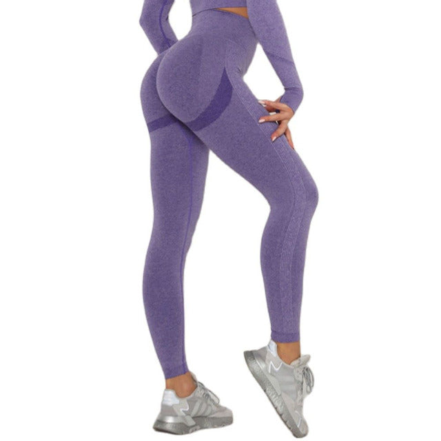 High Waist Seamless Leggings Push Up Leggins Sport Women Fitness Running Yoga Pants Energy Elastic Trousers Gym Girl Tights
