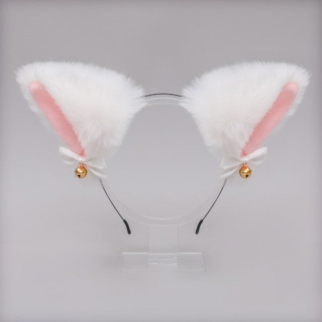 Cosplay Cute Cat Fox Fur Ear Hair Hoops Night Party Anime Lolita Hairband Fur Headbands Clip Girl Hair Accessories Ear Hair Band