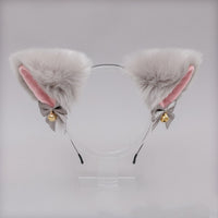 Cosplay Cute Cat Fox Fur Ear Hair Hoops Night Party Anime Lolita Hairband Fur Headbands Clip Girl Hair Accessories Ear Hair Band