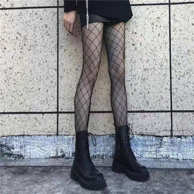 Women Anime Cosplay Lolita Girls Tights Black Sexy High Waist Fishnet Nylon Stocking Mesh Hosiery Pantyhose Lingerie Accessories