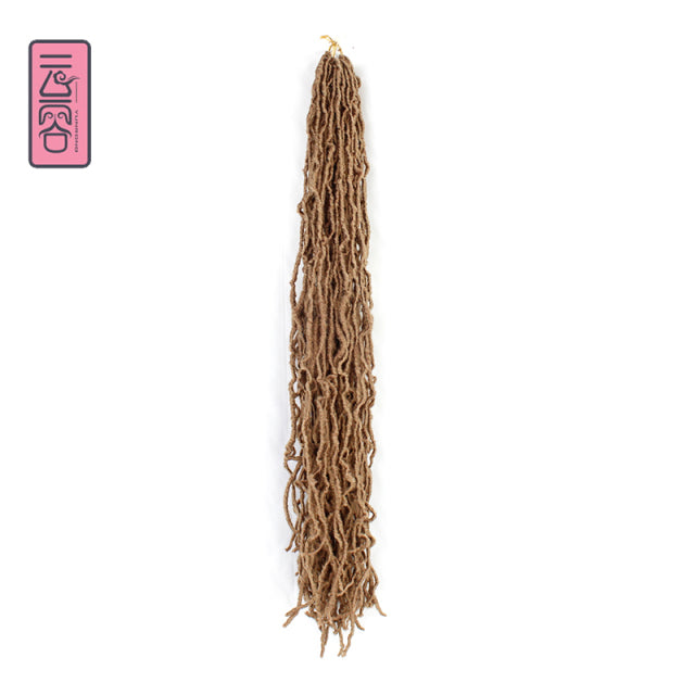 Nu Locs Crochet Hair 36 24 18 Inch 21 Strands Faux Locs Extension Soft Goddess Braiding Dreadlocks Hair For Black Women