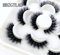 NEW 5 pairs 3D mink false eyelashes natural makeup eyelash extension