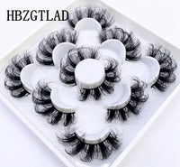 NEW 5 pairs 3D mink false eyelashes natural makeup eyelash extension