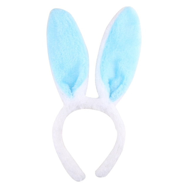 Gothic Lolita Maid Women Girl's Ruffles Lace Headband Plush Cat Ears Ribbon Bell Lolita Cosplay Hair Hoop