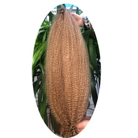 Kinky Marley Braiding Hair Springy Afro Twist Crochet Hair Bulk Extensions Faux Locs Marely Braid For African Women
