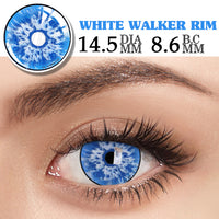 UYAAI 1Pairs Yearly Colored Contact Lenses Cosplay Beauty Makeup Anime Accessories Blue Green Pink Lenses Halloween Anime Lenses