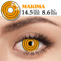 UYAAI 1Pairs Yearly Colored Contact Lenses Cosplay Beauty Makeup Anime Accessories Blue Green Pink Lenses Halloween Anime Lenses