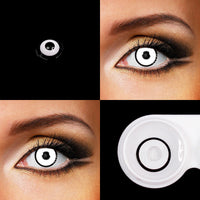 UYAAI 1Pairs Yearly Colored Contact Lenses Cosplay Beauty Makeup Anime Accessories Blue Green Pink Lenses Halloween Anime Lenses