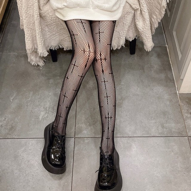 Women Breathable Cute Black White Kitty Cat Nightclub Kawaii Lolita Pantyhose Sexy Tights High Waist Stocking Fishnet Girls Gift