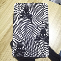 Women Breathable Cute Black White Kitty Cat Nightclub Kawaii Lolita Pantyhose Sexy Tights High Waist Stocking Fishnet Girls Gift