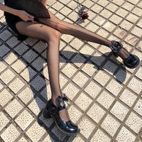 Snake Tights Women Anime Pantyhose 2022 Fashion Pattern Fishnet Stockings Sexy Harajuku Hosiery Nylon Women's Lolita G Tights
