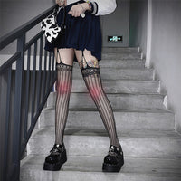 Snake Tights Women Anime Pantyhose 2022 Fashion Pattern Fishnet Stockings Sexy Harajuku Hosiery Nylon Women's Lolita G Tights