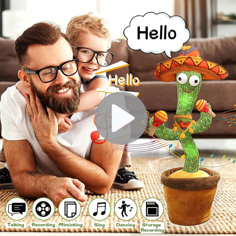 Unveiling the Magic: Birthday Present Dancing Cactus Electron Plush Toy for Joyful Babies