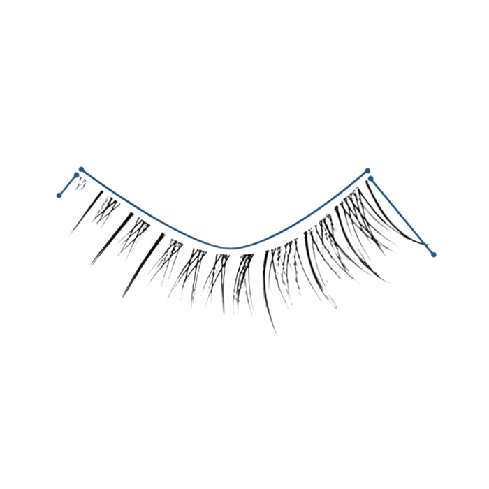 5 Pairs Natural False Eyelashes – Thin Band Handmade Short Wispy Lashes for Daily Makeup & Cosplay