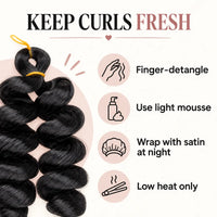 French curl braiding hair care guide