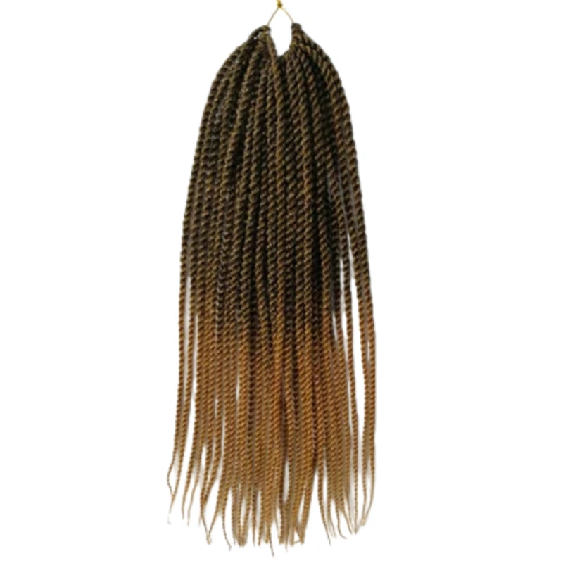 18" Ombre Synthetic Crochet Braids – Senegalese Twist Hair Extensions
