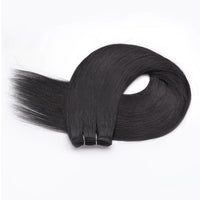 Silky Straight Hair Extensions – Soft, Natural Human Hair-Like Fiber (26” / 30”)