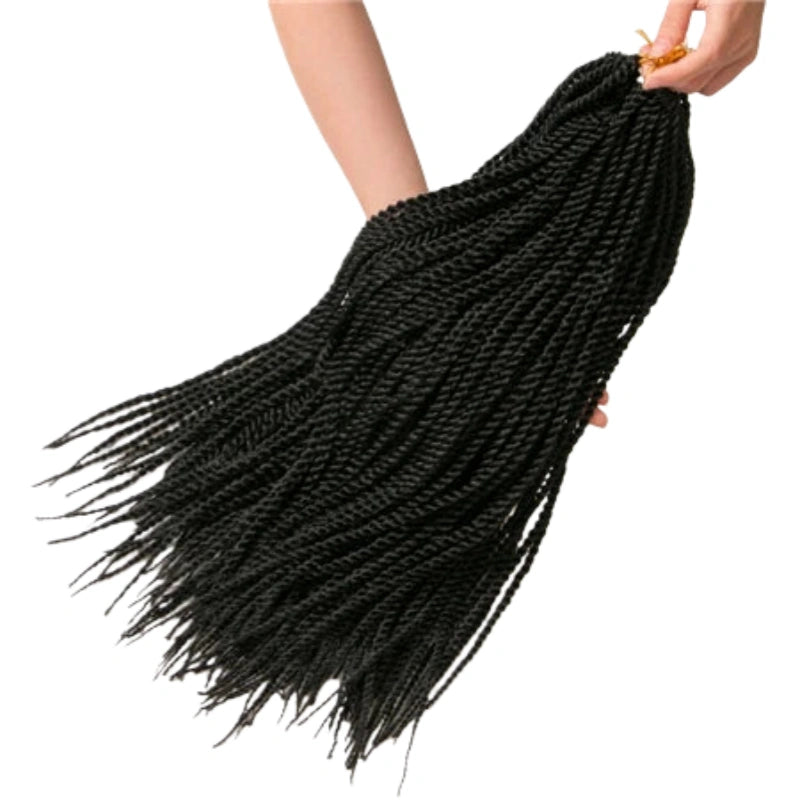 18" Ombre Synthetic Crochet Braids – Senegalese Twist Hair Extensions