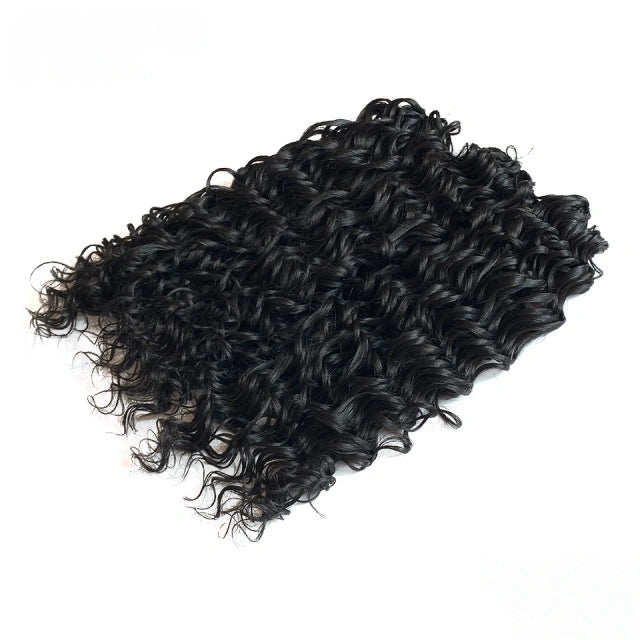 Deep Wavy Twist Crochet Hair Synthetic Afro Curly Hair Crochet Braids