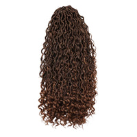 River Locs Crochet Hair Extensions – Curly Faux Locs Braids for Boho / Hippie Style