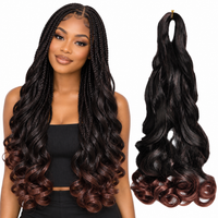 T1B 33 24 inch French curl braiding hair, model and hair bundle