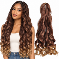 T33 27 24 inch French curl braiding hair, model and hair bundle