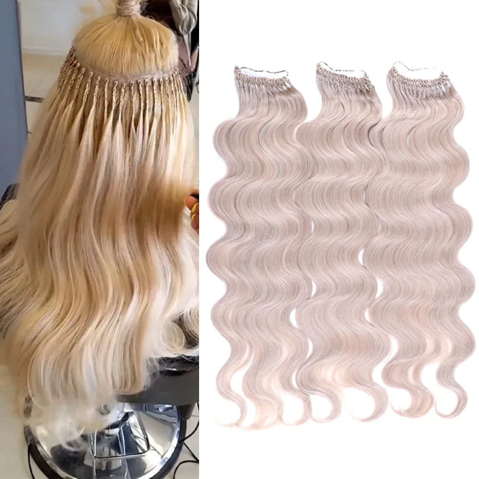 24 Inch Body Wave Crochet Hair – Synthetic Ombre Blonde Goddess Crochet Braids Natural Wavy Extensions