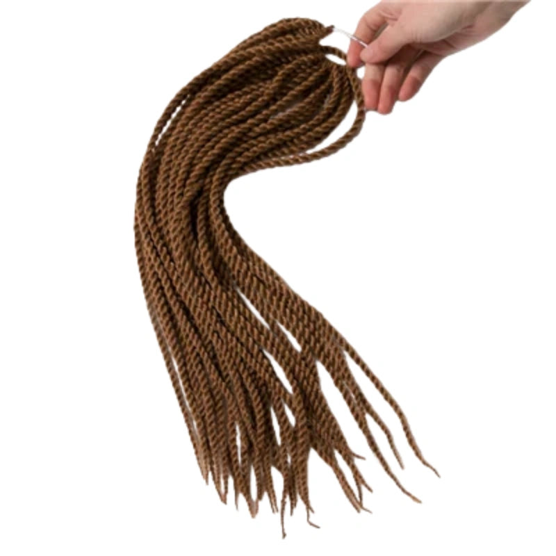 18" Ombre Synthetic Crochet Braids – Senegalese Twist Hair Extensions