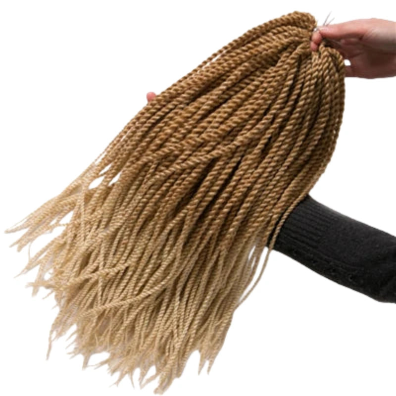 18" Ombre Synthetic Crochet Braids – Senegalese Twist Hair Extensions