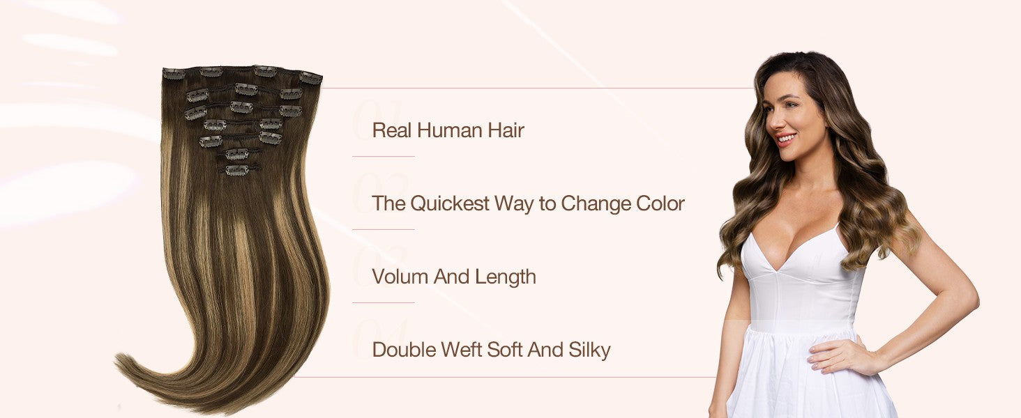 Clip in hair