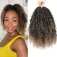 Goddess Passion Twist Crochet Hair 14 Inch 3 Packs Passion Twist Crochet Hair With Curly Ends Boho Style Passion Twist Hair Pre Twisted Short Twist Hair Crochet Braids For Women