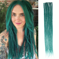 25pcs PLENDAY 24" SE Synthetic Dreadlocks, Soft 0.6cm Thick Thin Single Ended Crochet Hair Extensions, Low Temperature Fiber, Unisex Adult