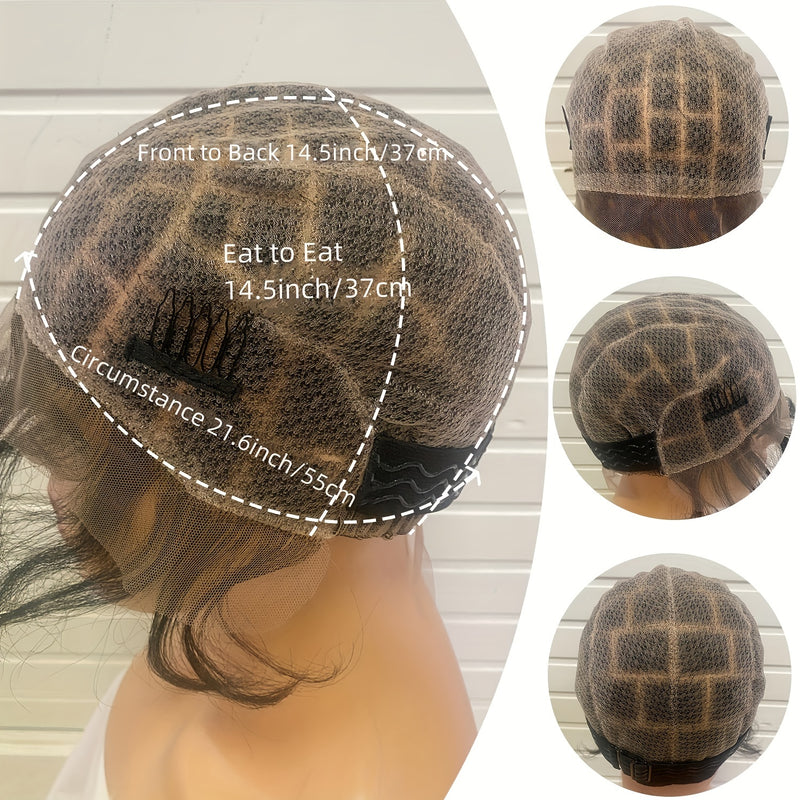 Embroidered Full Double Lace Woven Wig Cap, DIY Wig Cap For Crochet Hair Extensions, Crochet Wig Cap With Baby Hair, Wig Sewing Crochet Wig Cap Square Base