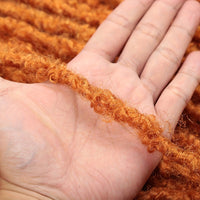 24″ Pre-Looped Faux Locs Crochet Hair – Soft Synthetic Loc Extensions