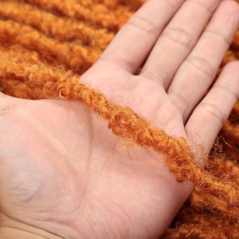 24″ Pre-Looped Faux Locs Crochet Hair – Soft Synthetic Loc Extensions