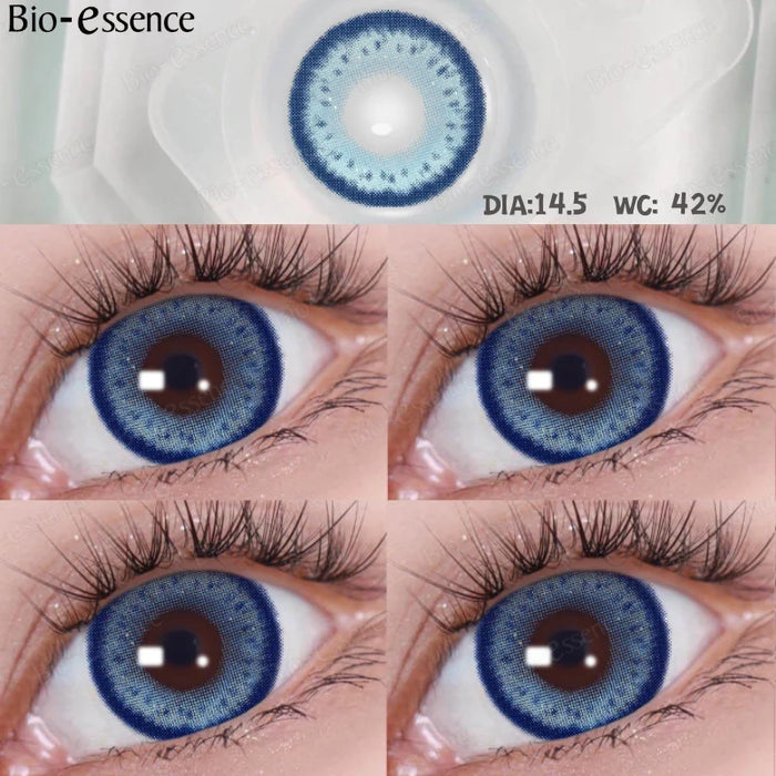 Bio-essence 1 Pair Colorcon Contact Lenses for Eyes Color Free Shipping Offer Natural Eye Lenses Brown Lens Black Lens Blue Lens