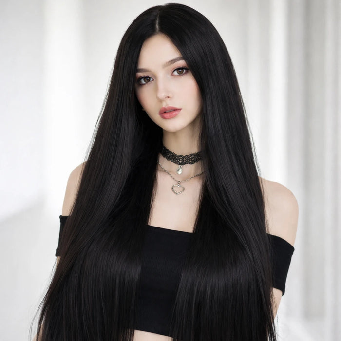 40inch Long Straight Anime Cosplay Wig – Soft, Lightweight & Natural Look