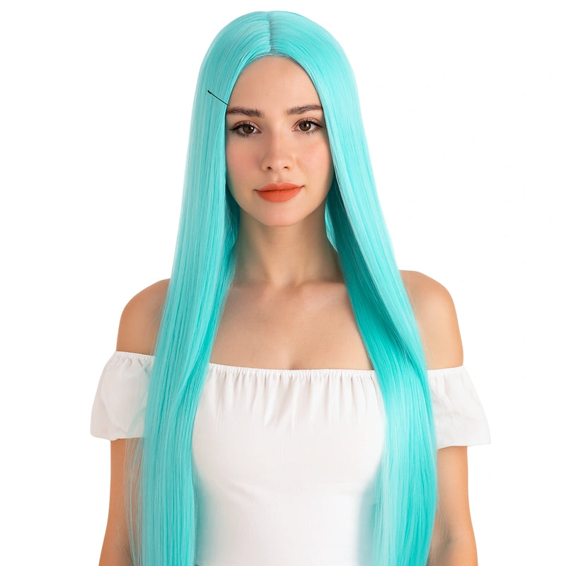 100cm Lightweight Cosplay Wig – 280g Heat-Resistant Fiber, 24 Colors