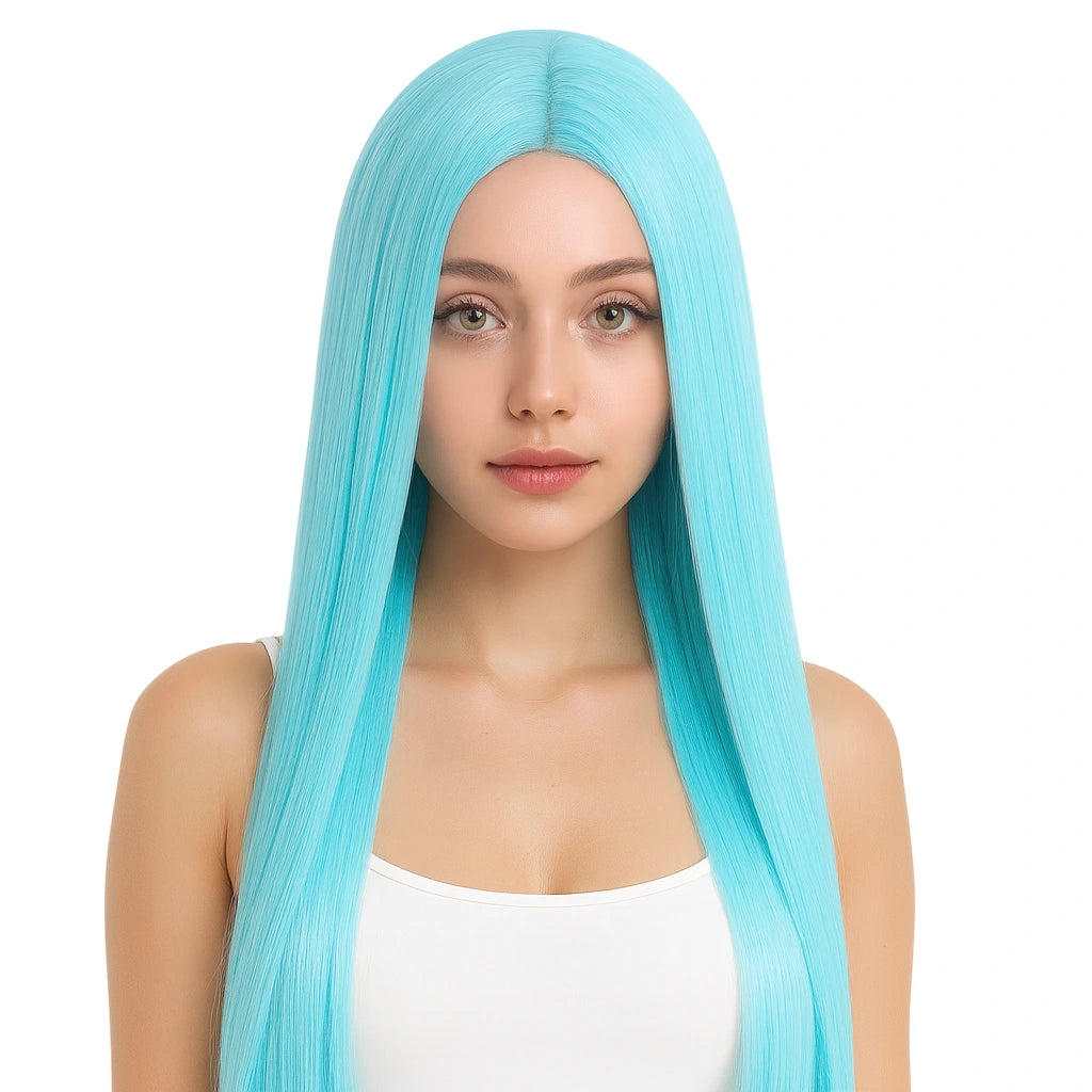 100cm Lightweight Cosplay Wig – 280g Heat-Resistant Fiber, 24 Colors