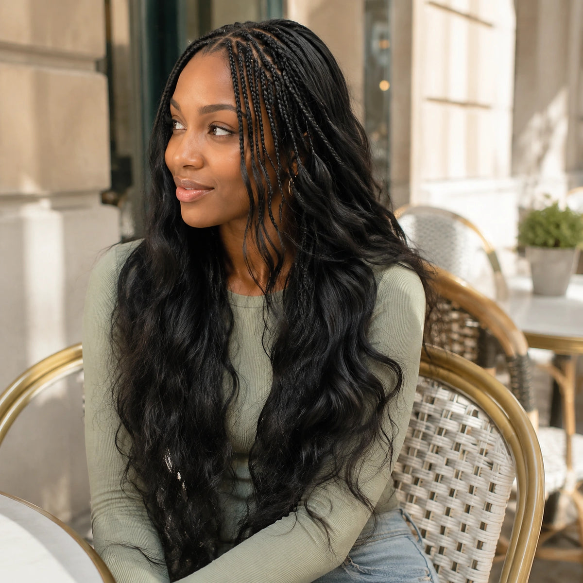 Body Wave Bulk Human Hair for Boho Braids – 100g/Bundle