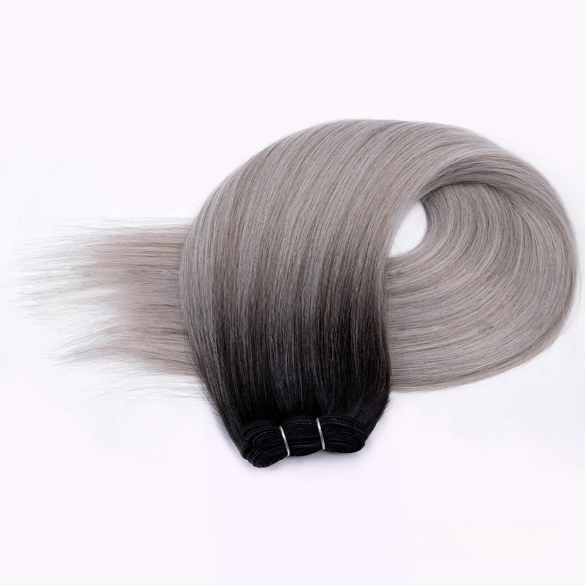 Silky Straight Hair Extensions – Soft, Natural Human Hair-Like Fiber (26” / 30”)