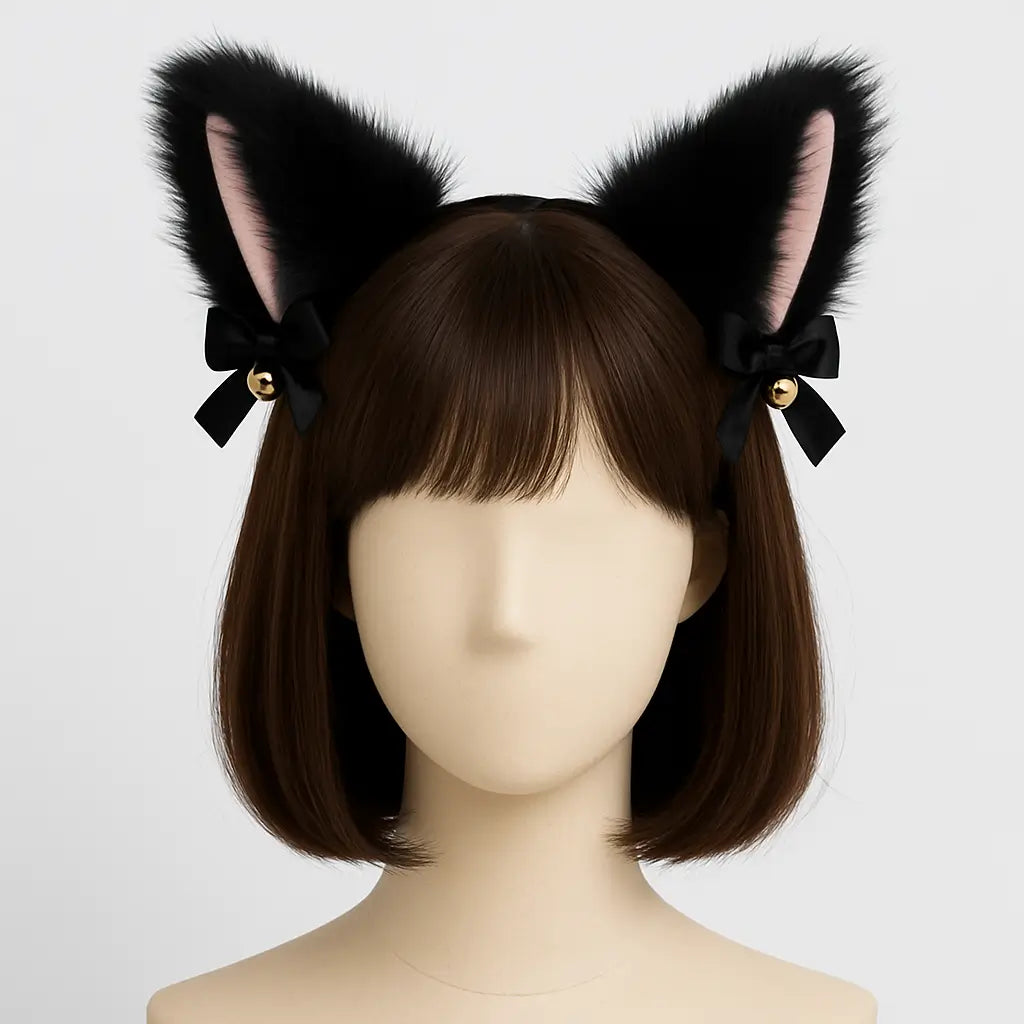 Plush Cosplay Tail – Soft Faux Fur Animal Tail with Adjustable Belt for Adults