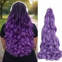 French Curls Braiding Hair Extensions Synthetic Spanish Curl Hair Loose Wave Spiral Curl Braids High Temperature For Black Women