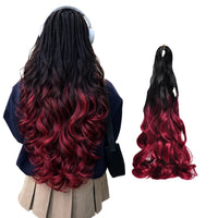 French Curls Braiding Hair Extensions Synthetic Spanish Curl Hair Loose Wave Spiral Curl Braids High Temperature For Black Women