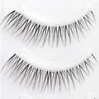 4pairs Natural False Eyelashes Thin Band Hand Made Short Lighter Eyelash Cosplay Korean Fashion Wispy Extension Makeup Tools