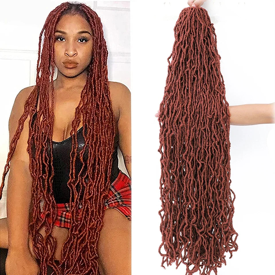 Soft Locs Crochet Hair | Faux Locs Pre-Looped Braids 18–36 Inch